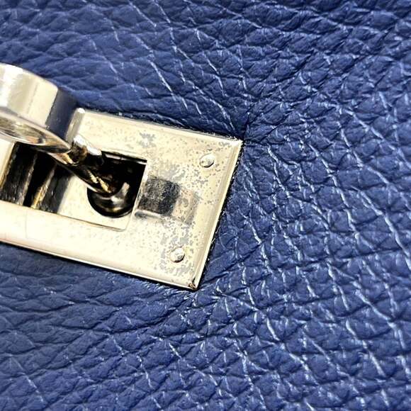 HERMES Kelly 32, Inseam, 2-Way Handbag, Taurillon Clemence Leather, Women's, ... - Picture 11 of 16